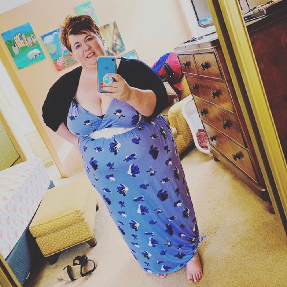 Ellos Purple Maxi Dress